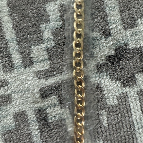 NWT Black Gold Forever 21 Crossbody bag Clutch Purse Removable Chain - Picture 9 of 14